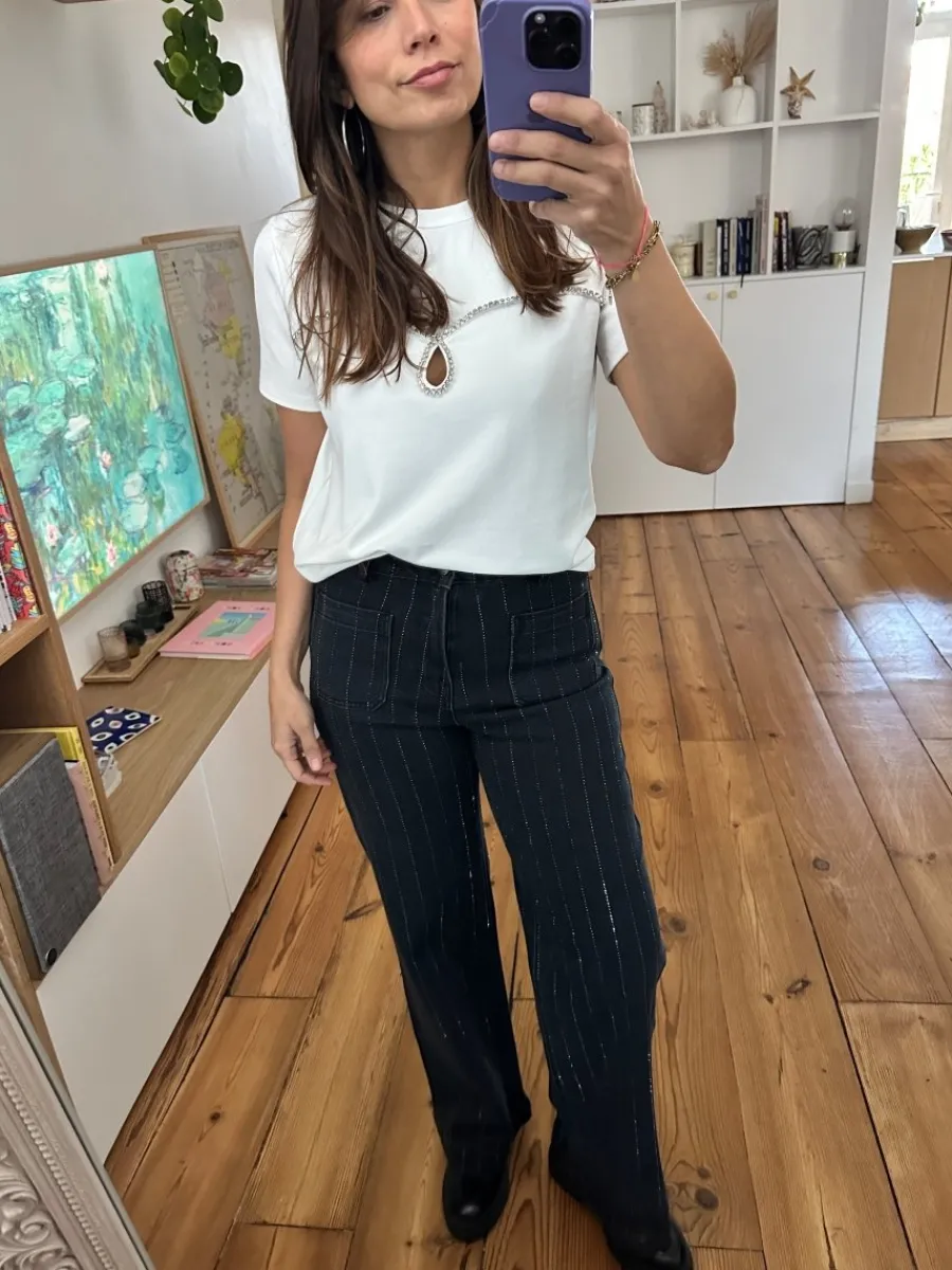 Discount Loëla Pantalon Atlanty NOIR