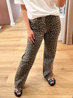 Outlet Loëla Pantalon Barbara LEOPARD