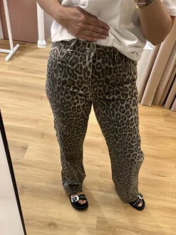 Outlet Loëla Pantalon Barbara LEOPARD