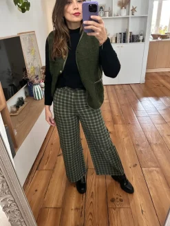 Outlet Loëla Pantalon Dune KAKI