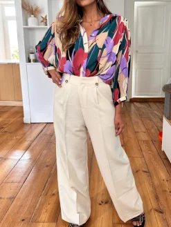 Cheap Loëla Pantalon Nilay ECRU