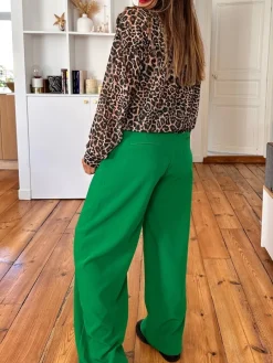Sale Loëla Pantalon Pablo VERT