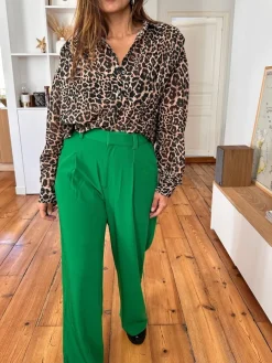 Sale Loëla Pantalon Pablo VERT