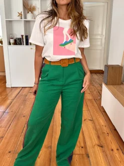 Flash Sale Loëla Pantalon Paige VERT