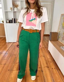 Flash Sale Loëla Pantalon Paige VERT