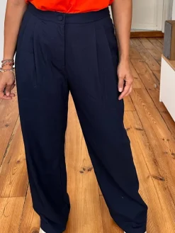 Shop Loëla Pantalon Paoline MARINE