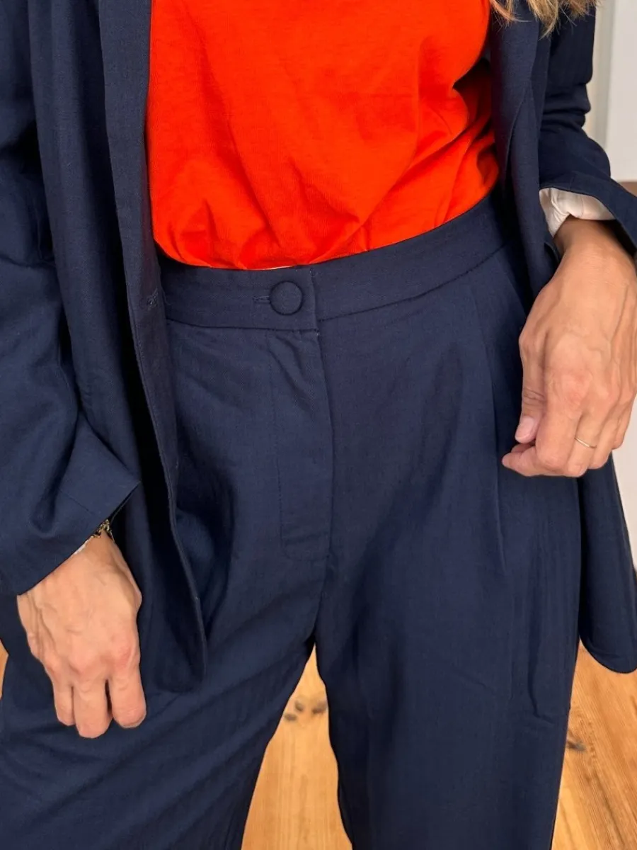 Shop Loëla Pantalon Paoline MARINE