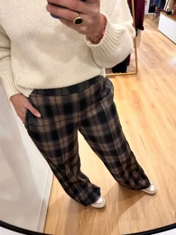 Cheap Loëla Pantalon Patrila MARRON