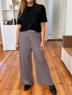 Hot Loëla Pantalon Pepe PRINT GEOMETRIQUE