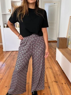 Hot Loëla Pantalon Pepe PRINT GEOMETRIQUE