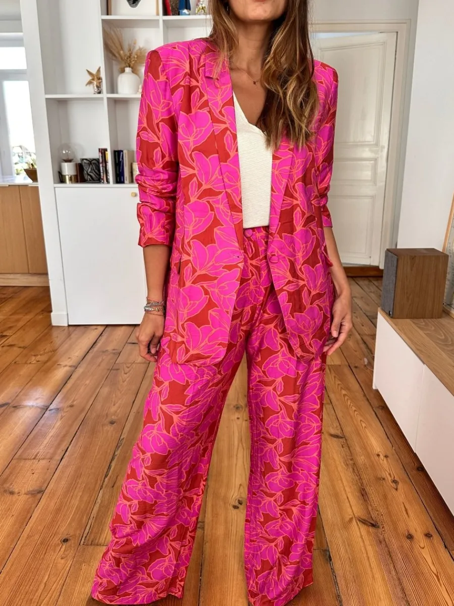 Online Loëla Pantalon Perla BICOLORE