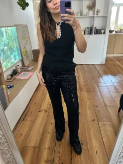 Fashion Loëla Pantalon Poppy NOIR