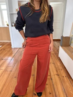 Flash Sale Loëla Pantalon Sabrina TERRACOTA
