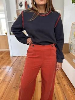 Flash Sale Loëla Pantalon Sabrina TERRACOTA