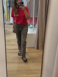 Cheap Loëla Pantalon Solange LEOPARD