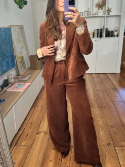 Flash Sale Loëla Pantalon Tory CHOCO