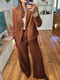 Flash Sale Loëla Pantalon Tory CHOCO