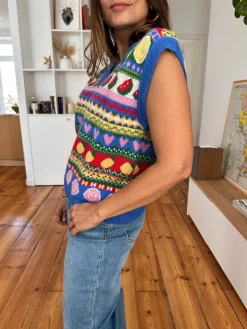 Fashion Loëla Pull Kity BLEU