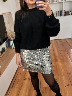 Fashion Loëla Pull Layla NOIR