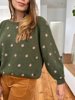 Discount Loëla Pull Maeva KAKI