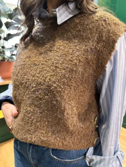 Discount Loëla Pull Melina MARRON