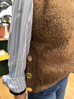 Discount Loëla Pull Melina MARRON