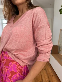 Cheap Loëla Pull Melya VIEUX ROSE
