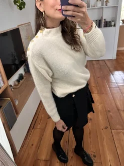 Sale Loëla Pull Mona IVOIRE