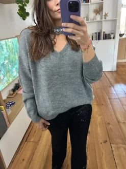 Best Sale Loëla Pull Mora GRIS CHINE