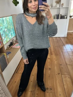 Best Sale Loëla Pull Mora GRIS CHINE