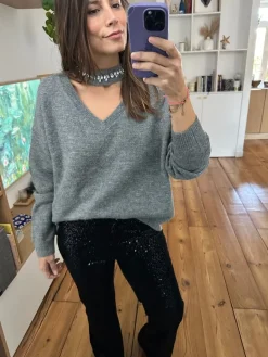 Best Sale Loëla Pull Mora GRIS CHINE
