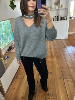 Best Sale Loëla Pull Mora GRIS CHINE