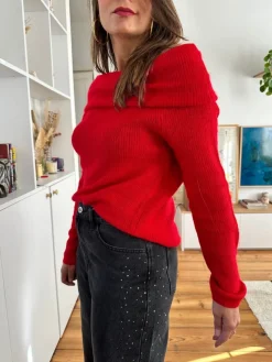 Cheap Loëla Pull Oranger ROUGE