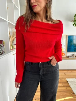 Cheap Loëla Pull Oranger ROUGE