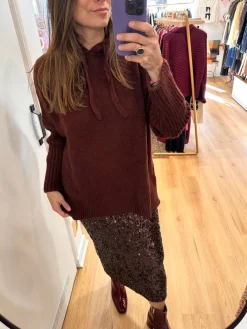 New Loëla Pull Vicka CHOCOLAT