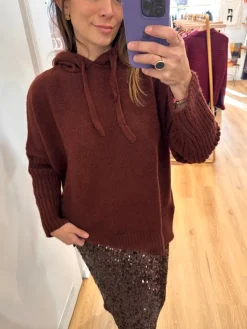 New Loëla Pull Vicka CHOCOLAT