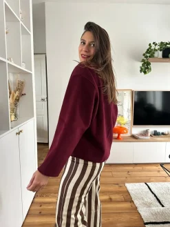 Outlet Loëla Pull Vivian BORDEAUX