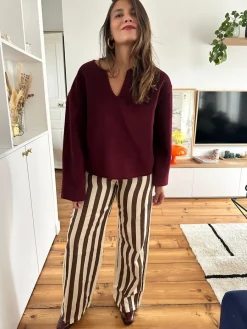 Outlet Loëla Pull Vivian BORDEAUX