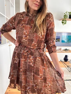 Cheap Loëla Robe Avigail CAMEL