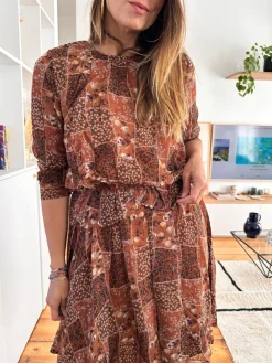 Cheap Loëla Robe Avigail CAMEL