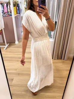 Hot Loëla Robe Dahlia ECRU