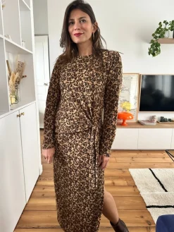 Sale Loëla Robe Lyanna CHOCO LEO