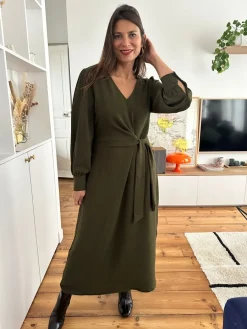 Best Loëla Robe Marcia KAKI