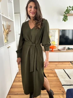 Best Loëla Robe Marcia KAKI