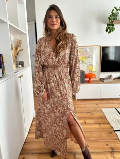 Shop Loëla Robe Rebecca BEIGE