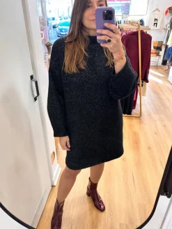 Best Sale Loëla Robe Rose NOIR