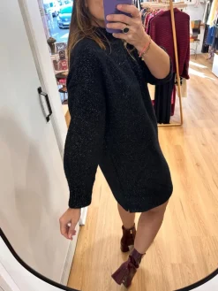 Best Sale Loëla Robe Rose NOIR