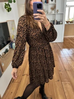 Outlet Loëla Robe Sylvie CAMEL1