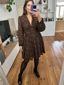 Outlet Loëla Robe Sylvie CAMEL1