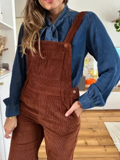 Clearance Loëla Salopette Marla CAMEL